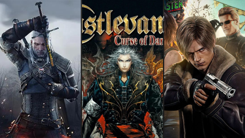 Jogos online que hoje são filmes e séries, como The Witcher, Castlevania e Resident Rivel